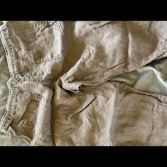 Drawstring linen multi-pocket pant - Picture 5 of 5